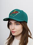 Бейсболка MITCHELL NESS арт. HHSS5370-MWIYYPPPHNGN Minnesota Wild NHL (темно-зеленый)